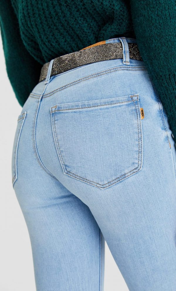 Jeans low waist rotos denim 4