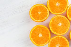 sliced oranges